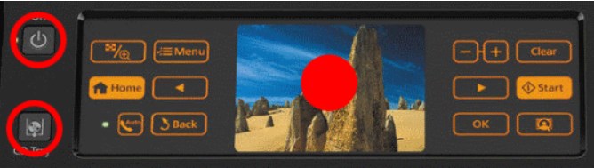 Put printer in Firmware Update Mode Sure Color SC-P400, SC-P407, SC-P408 chipless firmware